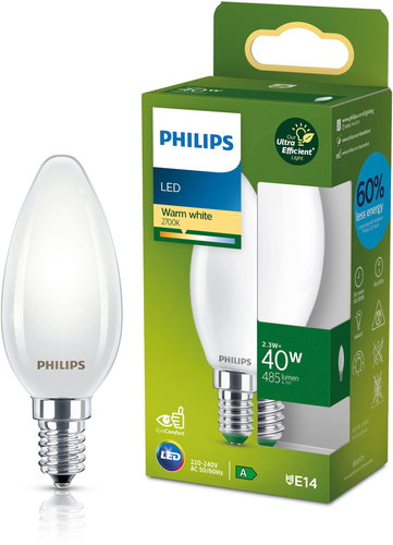 Philips LED 40W B35 E14 2700K FR UE SRT4 - LED-Birne - Hauptbild
