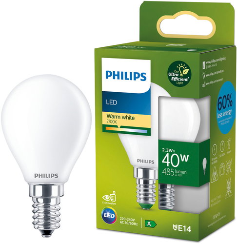 Philips LED 40W P45 E14 2700K FR UE SRT4 - LED-Birne - Hauptbild