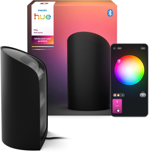 Philips Hue Wall washer, black - Table Lamp - Main image