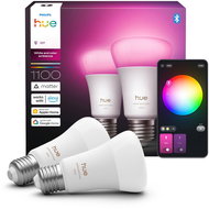 Philips Hue White and Color Ambiance 8,1W 1100 E27 2ks - LED žárovka