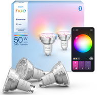 Philips Hue Essential White and Color Ambiance 4,7W 345 GU10 3 Stück - LED-Birne