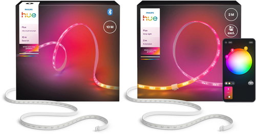 Philips Hue Flux ultra bright strip light 10 m + Hue Flux Strip Light Extension 2 m - Satz - Hauptbild