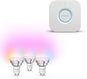 Smart Lighting Set Philips Hue Bridge 2.0 + Philips Hue Essential White and colour Ambiance 4,7W 345 GU10 3pcs - Sada chytrého osvětlení