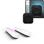 Smart Lighting Set Philips Hue Bridge Pro + Philips Hue White and colour Ambiance Play Double pack White - Sada chytrého osvětlení