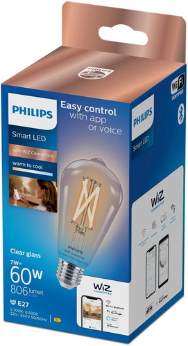 Philips Smart LED WFB 60W ST64 E27 - LED Bulb - Main image