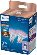 Philips Smart LED WFB 50W GU10 GLASS RGB, 2 pcs - LED Bulb