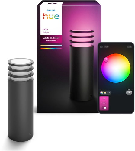 Philips Hue Lucca pedestal  WCA - Garden Lighting - Main image