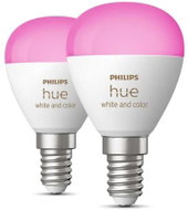 Philips Hue White and colour Ambiance 5,1W E14 Drop 2 pcs - LED Bulb