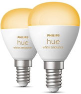 Philips Hue White Ambiance 5,1W E14 Drop 2 pcs - LED Bulb