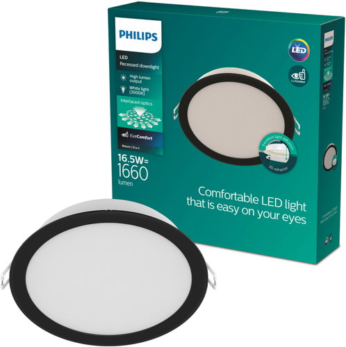 Philips MESON 150 16.5 W 30K BK recessed - Ceiling Light - Main image