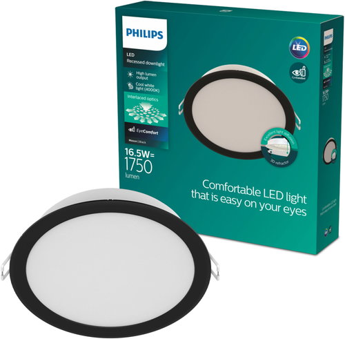 Philips MESON 150 16.5 W 40K BK recessed - Ceiling Light - Main image
