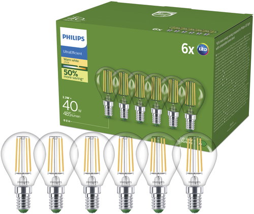 Philips LED CLA P45 40 W E14 WW CL ND UE Main image Philips LED CLA P45 40 W E14 WW CL ND UE - LED Bulb - Main image