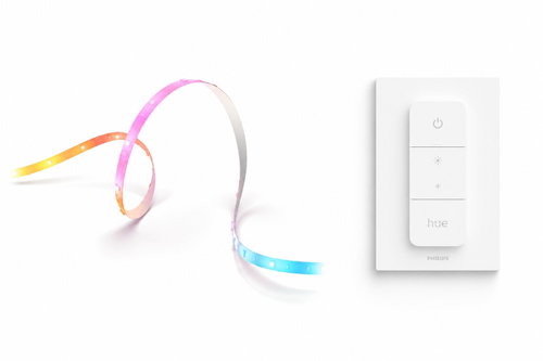 Philips Hue Essential RGBIC RGB 10 m + Philips Hue dimmer switch V2 - Kit - Main image