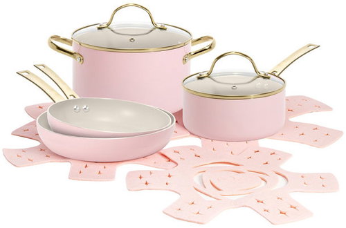 Paris Hilton Geschirrset 10 Stück Roségold - Kochgeschirrset - Hauptbild