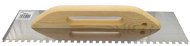 MAGG Smooth Stainless-steel Trowel, 480 x 130mm with 6mm Teeth - Trowel