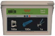 System Leveling Aplikačný SET 100/100/1 – 1 mm - Náradie pre obkladačov