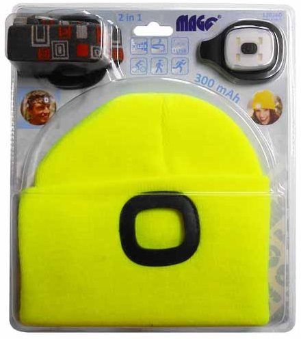 MAGG Cap with LED Light - Reflective Yellow - Hat - Main image