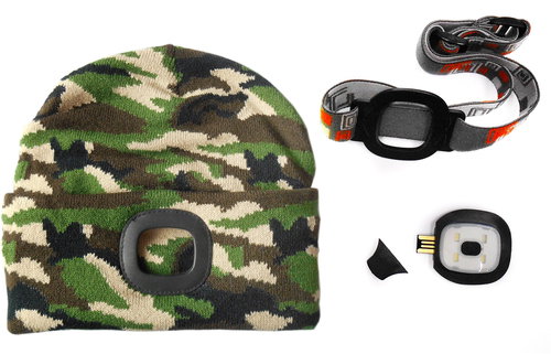 MAGG Cap with LED Light - Camouflage/Forestry - Hat - Main image