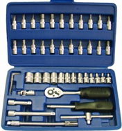 MAGG Profi GOLA Set of 45 Parts, 1/4" - Tool Set