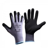 LAHTI PRO – BLACK/GREY ochranné rukavice s nitrilovou vrstvou – veľkosť 9 (blister) - Pracovné rukavice