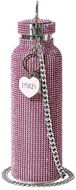 Paris Hilton Trinkflasche mit Strasssteinen 0,75 l rosa - Thermotasse