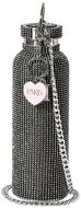Paris Hilton Trinkflasche mit Strasssteinen 0,75 l schwarz - Thermotasse