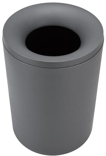 SAT - MIDO Waste basket 6l, grey plastic - Rubbish Bin - Main image