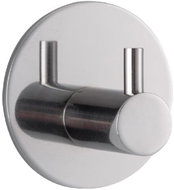 SAT - Single hook, adhesive, stainless steel, oval - Bathroom Hook