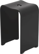 SAT - Shower chair, black plastic - Stool