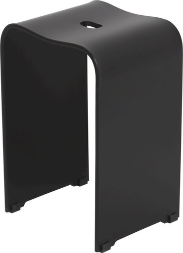 SAT - Shower chair, black plastic - Stool - Main image