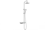 SAT - Shower system round with thermostatic mixer and shelf - Shower System