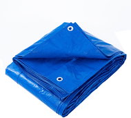 PHT Plachta krycí s kovovými oky 70 g/m2 modrá 3 × 5 m - Krycí plachta