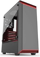 Phanteks Eclipse P300 Tempered - black and red - PC Case