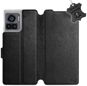 Mobiwear leather flip for Motorola Motorola Edge 30 Ultra - Black - Phone Case