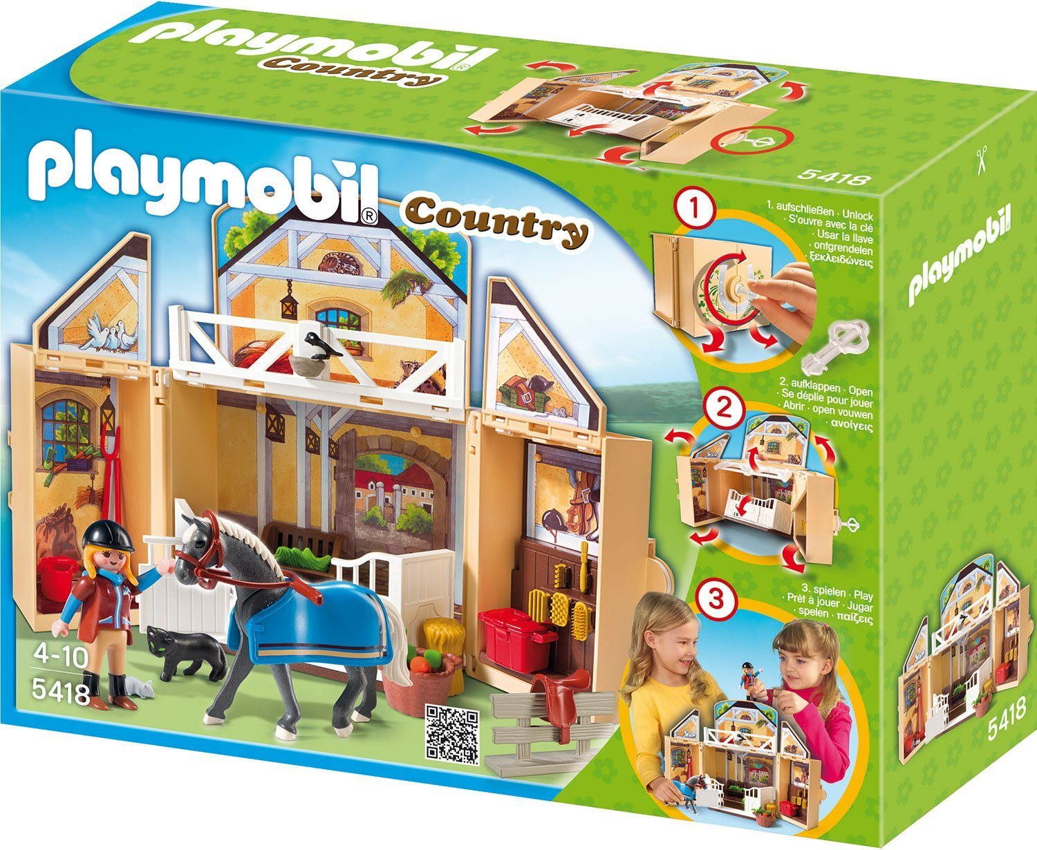 Playmobil horse sale carry case