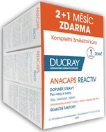 Ducray Anacaps Reactiv TRIO (2 + 1 Free), Food Supplement for Hair and Nails - Reaction Factors, 3 M - Dietary Supplement