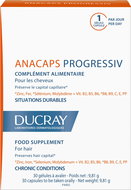 Ducray Anacaps Progressiv - Food Supplement for Hair - Chronic Factors, 30 Capsules - Dietary Supplement