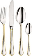 Pinti Inox Settecento Gold Filet in wooden box 24 pcs - Cutlery Set