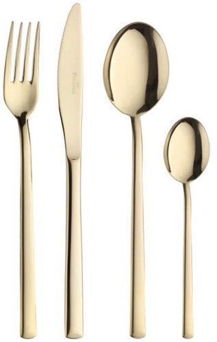 Pints Inox Synthesis Gold 24 pcs - Cutlery Set - Main image
