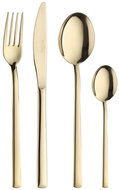 Pinti Inox Synthesis Gold in wooden box - Cutlery Set