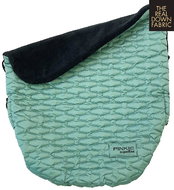 Pinkie superfine, feather blanket, old green - Blanket