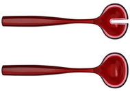 Fratelli Guzzini s.p.a. u.s. DOLCE VITA Příbory na salát, barva Rosso - Cutlery