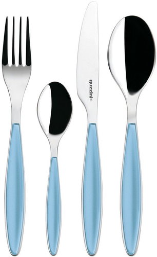 Fratelli Guzzini Sada příborů 24 kusů FEELING, modrá - Cutlery Set - Main image