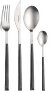 Pinti Inox Příbor sada 24 kusů SUSHI QUEEN EBONY SATIN, černozlatá dárková krabice - Cutlery Set