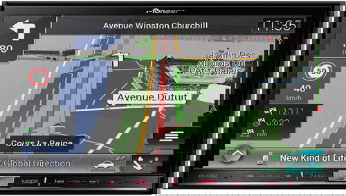 Pioneer AVIC-black F70DAB - GPS Car Navigation - Main image