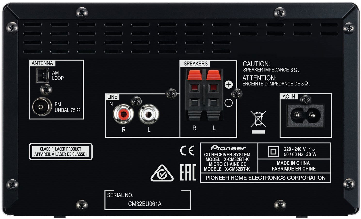 Pioneer X-CM32BT-K Black - Microsystem | alza.sk