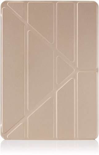 Pipetto Transparent Origami for iPad 9.7 "2017/2018 Gold - Tablet Case - Main image