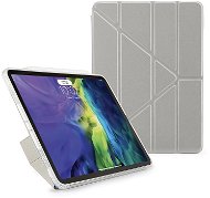 Pipetto Metallic Origami Apple iPad Air 10.9" (2020/2022) készülékre - ezüst - Tablet tok