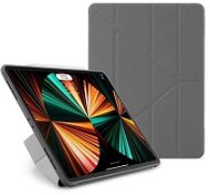 Pipetto Origami TPU puzdro pre Apple iPad Pro 12,9“ (2021/2020/2018) – sivé - Puzdro na tablet