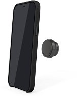 Pipetto Magnetic Leather Apple iPhone 12 mini fekete tok + tartó - Mobiltelefon tok